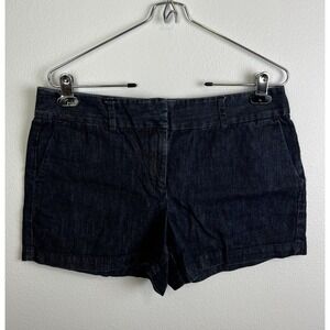 Ann Taylor Loft Denim Jean SHORTS Women's Size 8 Blue Medium Wash